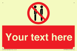 Custom prohibition not face to face